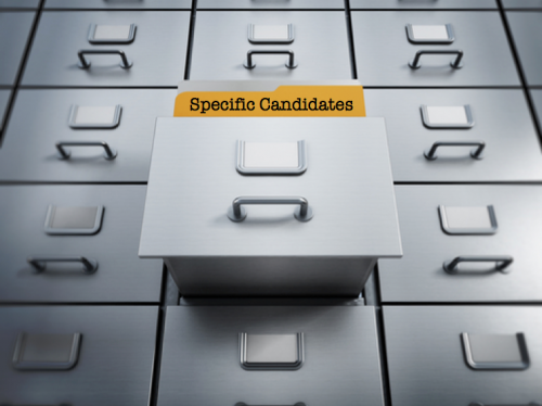Folder titled "Specific Candidates" in filing cabinet